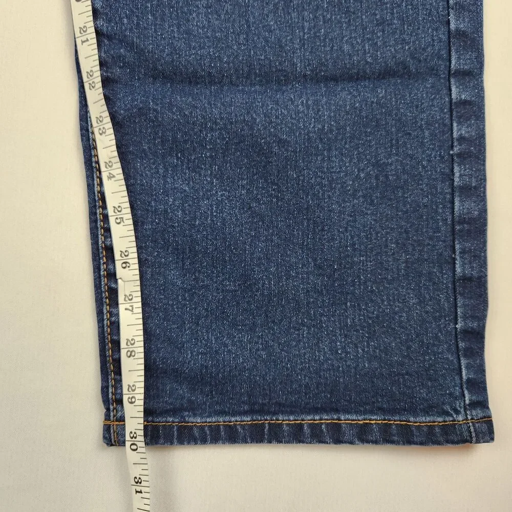 American Rag Comfort Stretch Jeans Men 38x30 Distressed Whiskering Med/Dark Wash